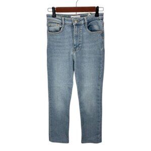 ZARA Warm Skinny Jeans Women’s 2 Blue High Rise Warm Stretch Denim Casual‎ Pants